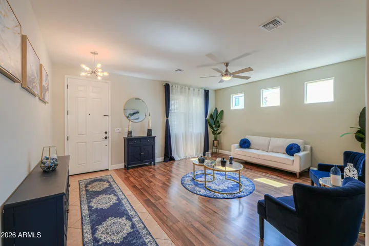 Very welcoming front room.