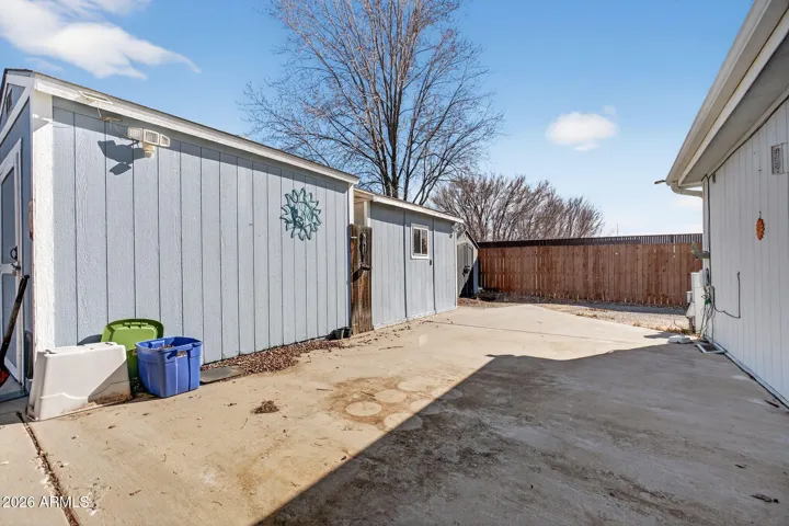 Both sheds can be used as workshops!