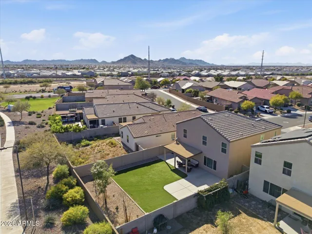 Backyard exterior view
