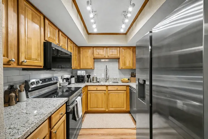 virtual staged kitchen