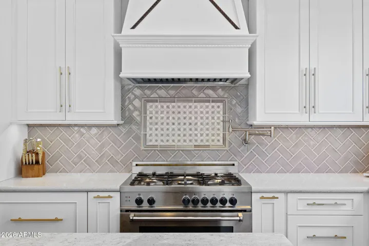 Gas Bertonelli Range with Hood!