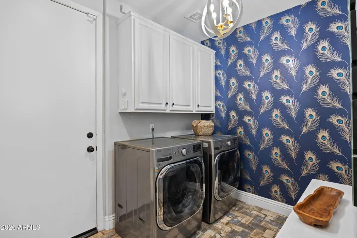 Laundry Room with Cabinets!