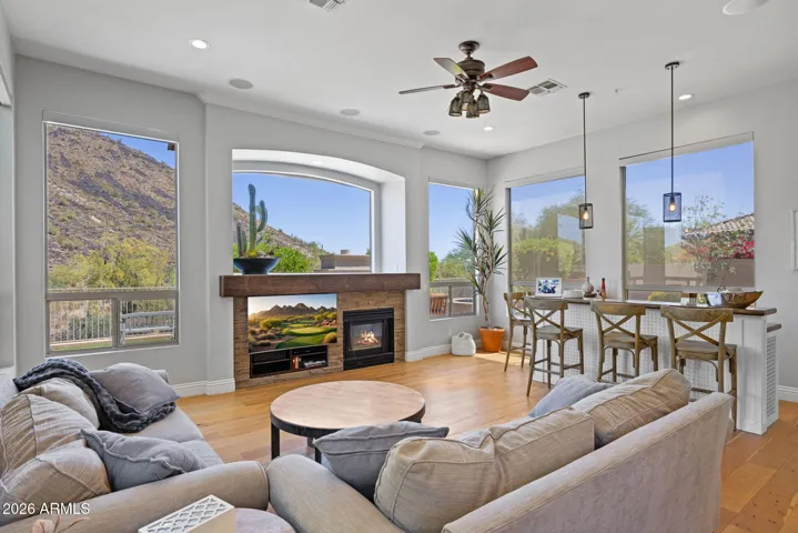 Family Room with a Stunning View