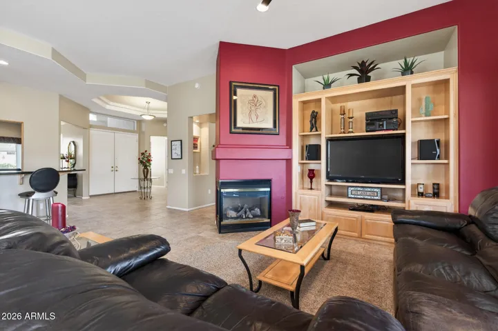 The home opens up into the Great Room as you enter the home.