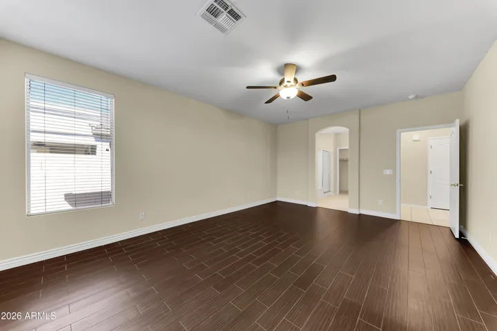 Master BR, ceiling fans throughout