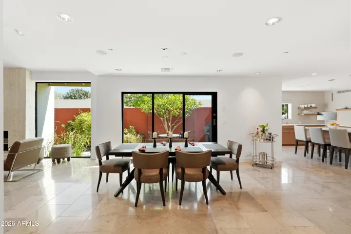 Views and access to the patio on side of home