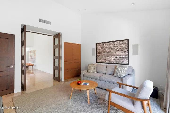 With double doors to main living space