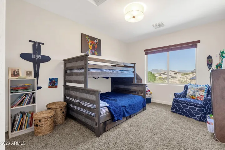 Adjoining second and third bedrooms.
