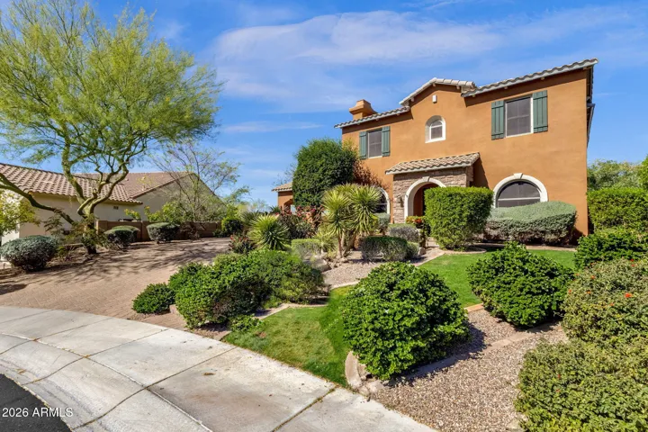 Beautiful mature landscaping.