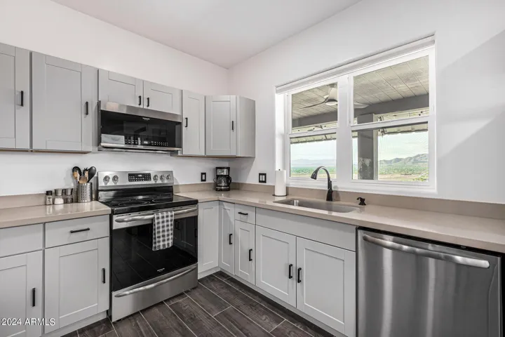 Basement full kitchen.