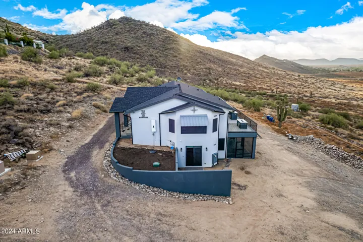 East side of home.