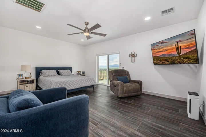 Main floor master bedroom.