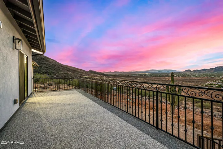 View from main floor master patio.