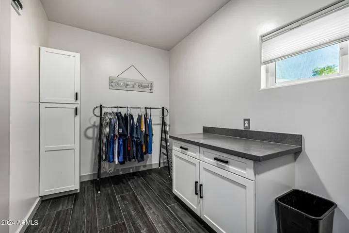 Main floor laundry room.