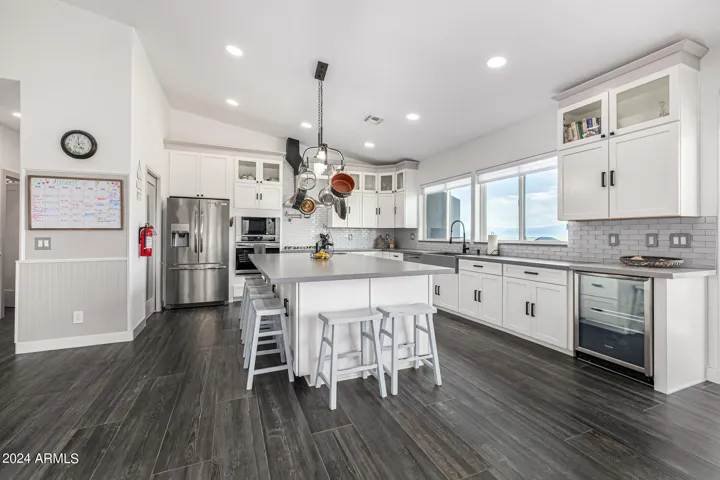 Main floor gorgeous kitchen.