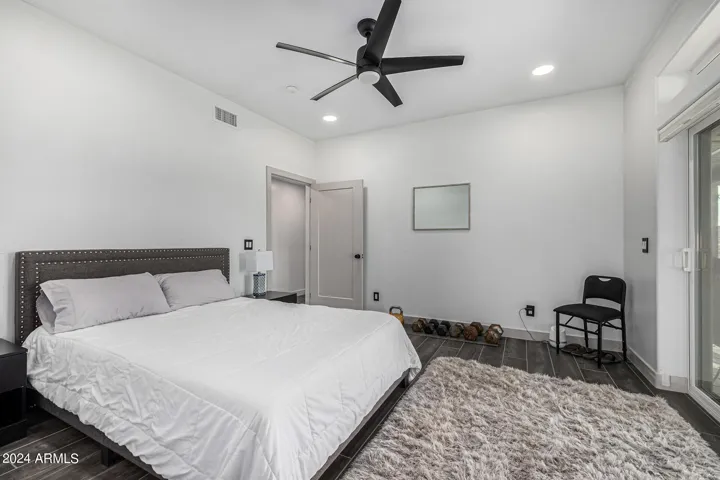 Basement master bedroom 1.