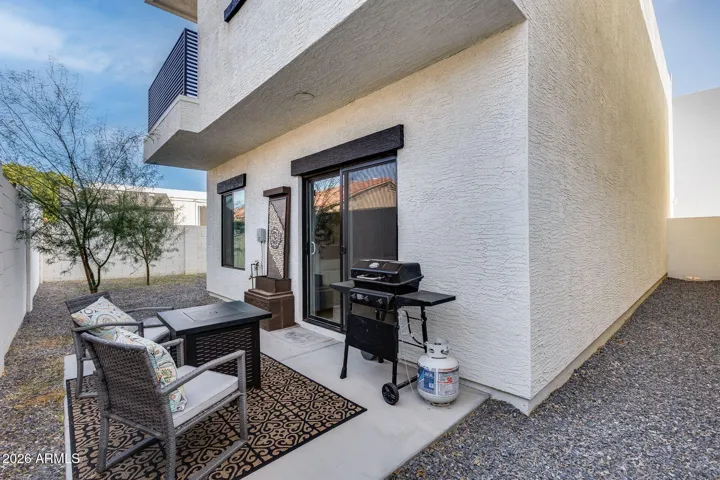 Rear Yards and Patio