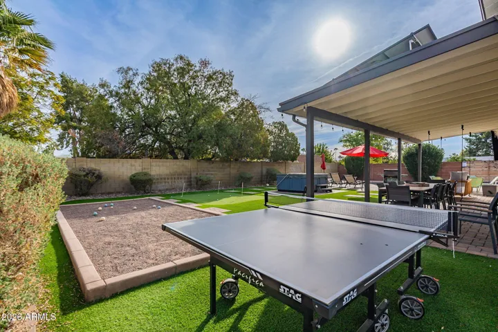 Challenge your friends to ping pong