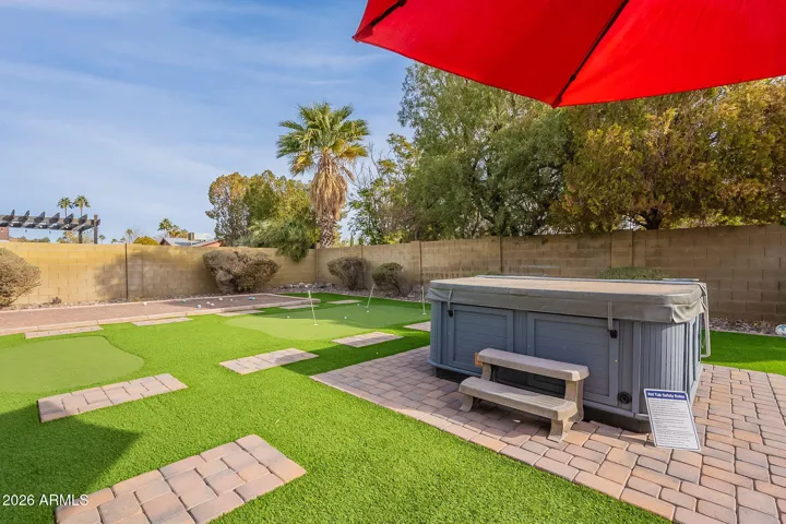 Soak yourself on those colder desert nights in the Hot Tub