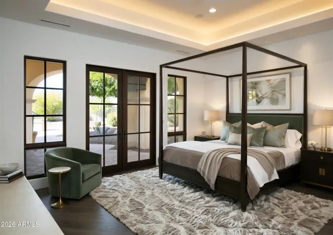 Primary Suite Virtually Staged