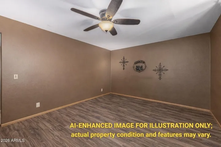 IDEA OF WHAT PRIMARY BEDROOM MAY LOOK LIKE EMPTY