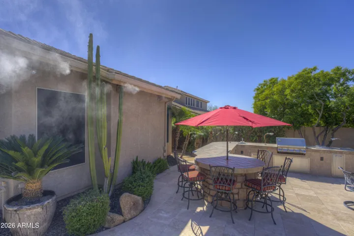 Featuring commercial misting system.