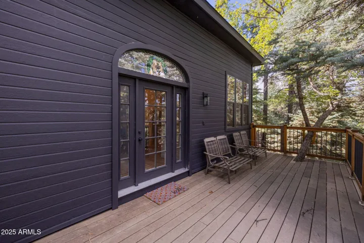 Back door access from deck