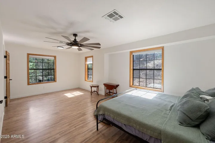 Primary bedroom, ample space and walk in closet