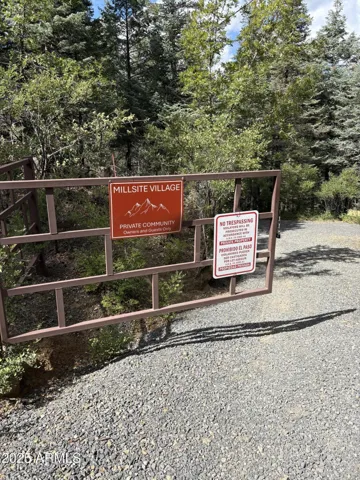 Millsite Village gated entry
