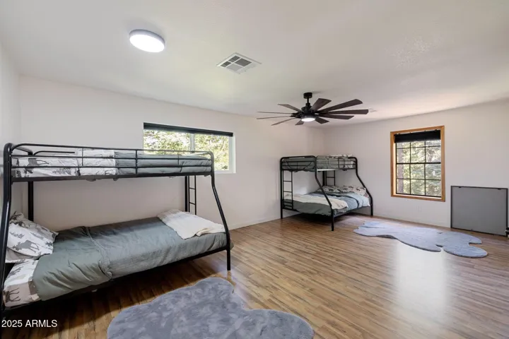 Bedroom 3 with so much space and a walk in closet.