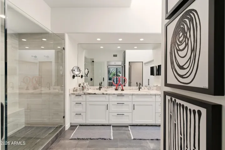 PRIMARY BATH WITH OVERSIZED SHOWER
