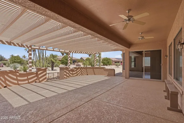 Huge Covered Patio