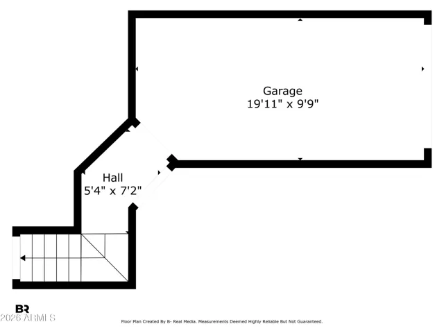 Stairs to garage shared with 1 neighbor