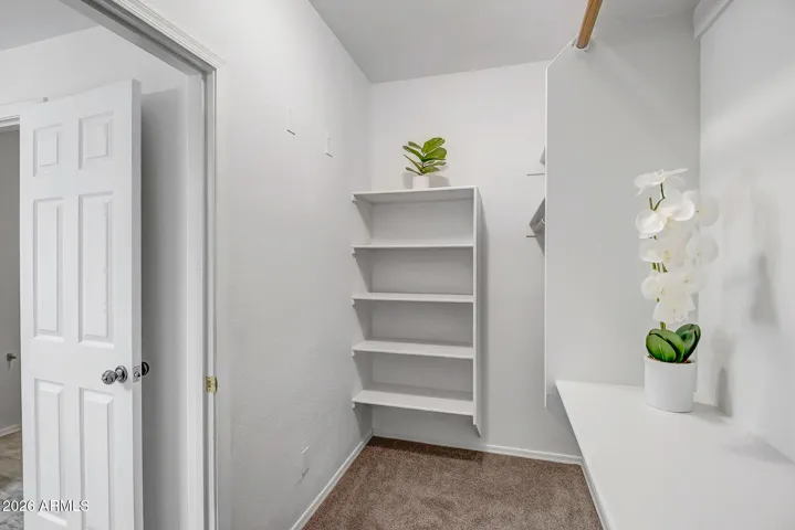 Spacious Master Walk -in closet
