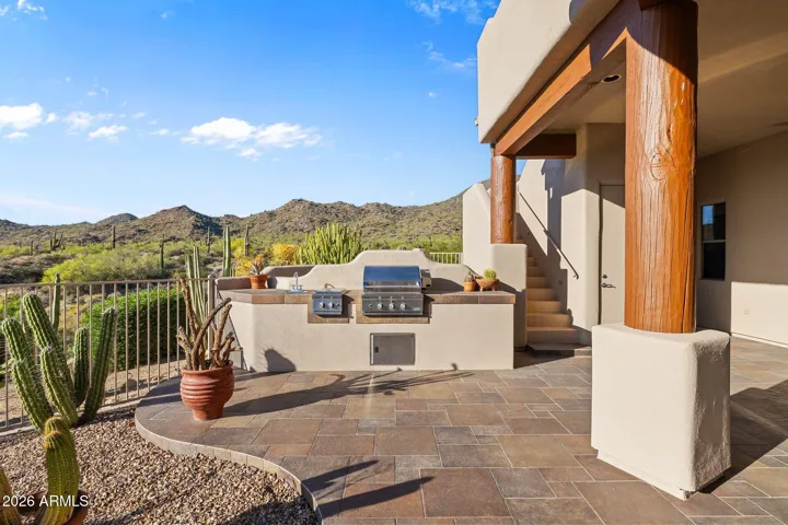 Built-in BBQ.