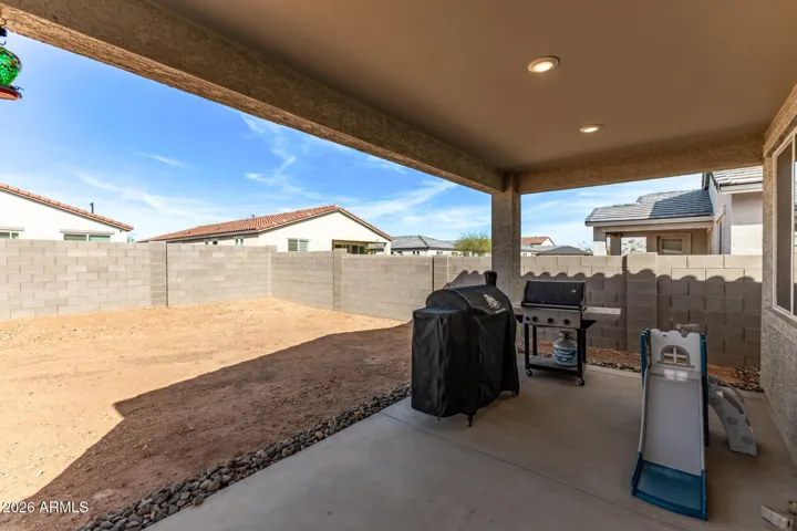 Extended patio!