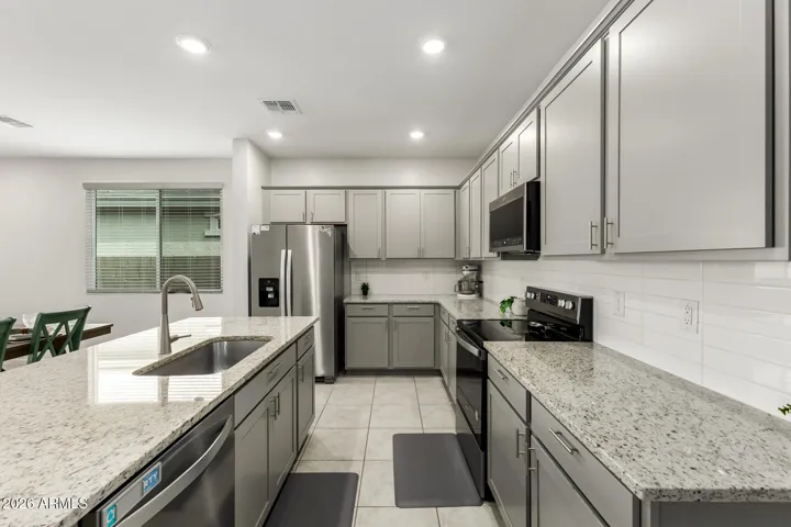 Kitchen with cabinet pulls!