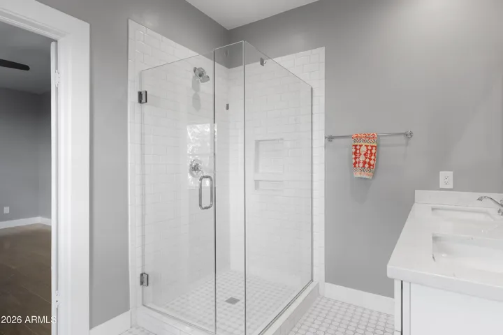 Shower in Primary Bath