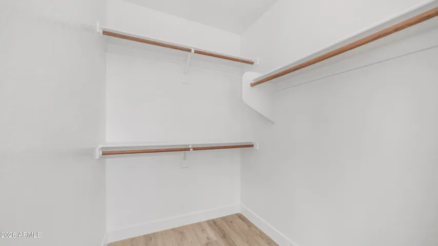 Master walk-in closet