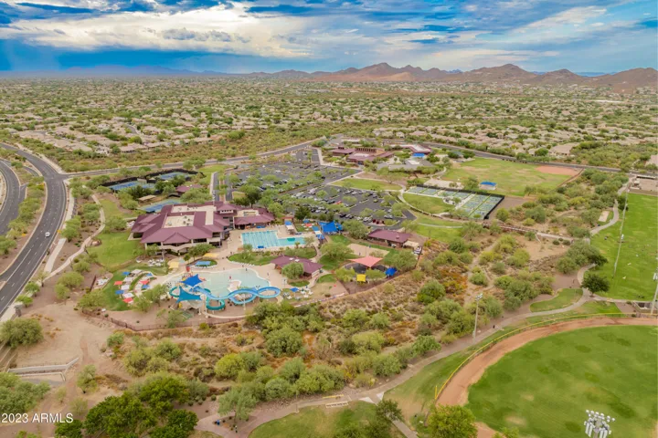 Community water park, lap pool and sand Volleyball