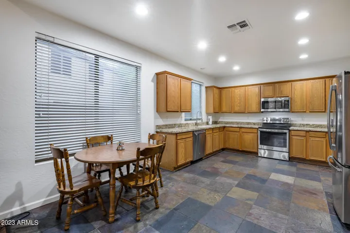 Large kitchen with plenty of storage!
