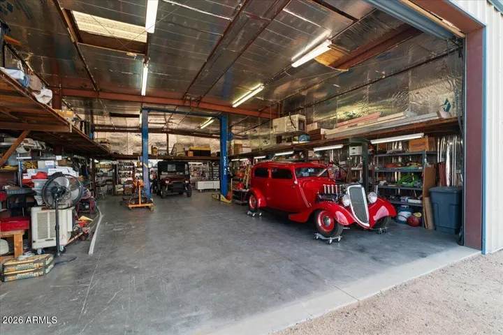 Large Shop with 12,000 Pound Lift and 80 Gallon Commercial Compressor