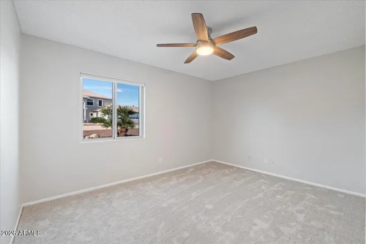 New Carpet and New Ceiling Fan with Light