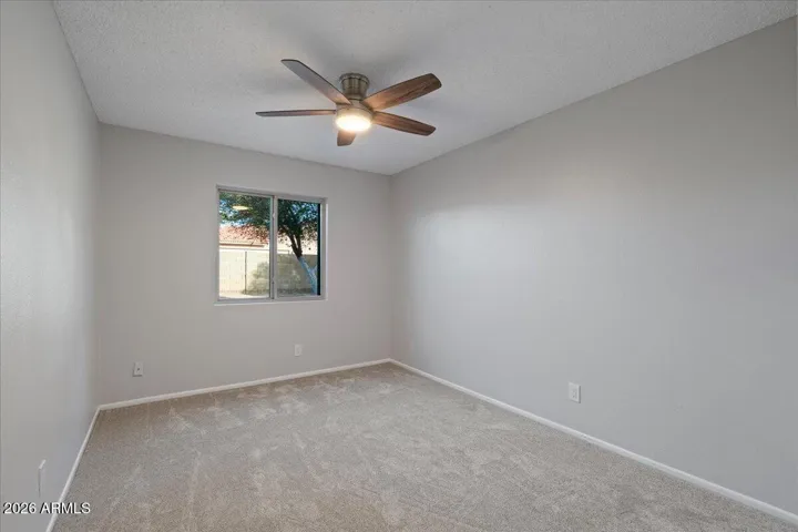 New Carpet and New Ceiling Fan with Light