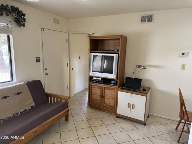 Entertainment center and computer desk included