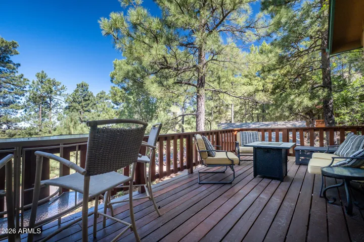 Deck off of front entry