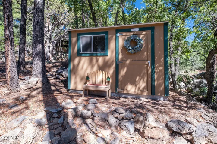 The shed that was turned into a playhouse