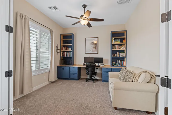 Office/Den right of the Foyer