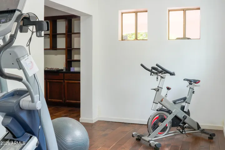 Gym and Bedroom 4
