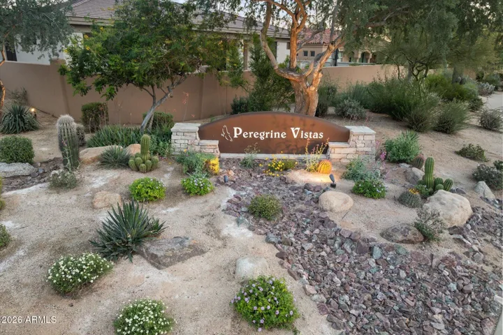 Located in the Peregrine Vistas neighborhood of the Talon Retreat